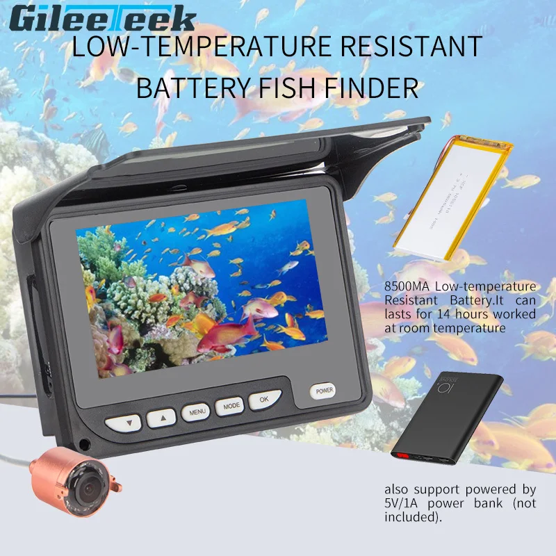 Fishing Camera - Underwater Monitoring Video Recorder 4.3inch Lcd