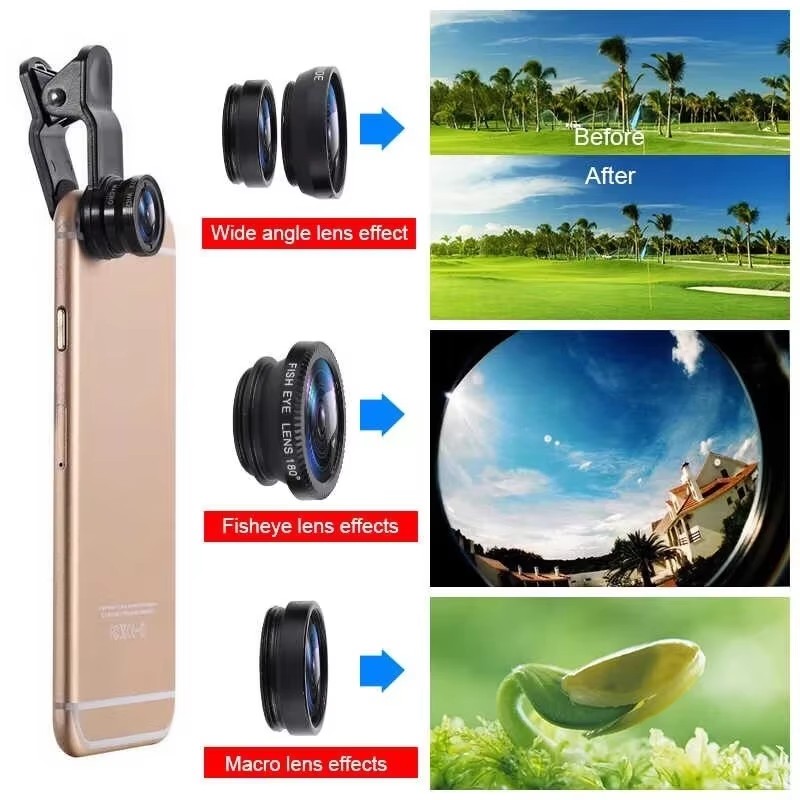 3In1 Mobile Phone Fish Eye Len - đánh giá và giá Fishing Camera